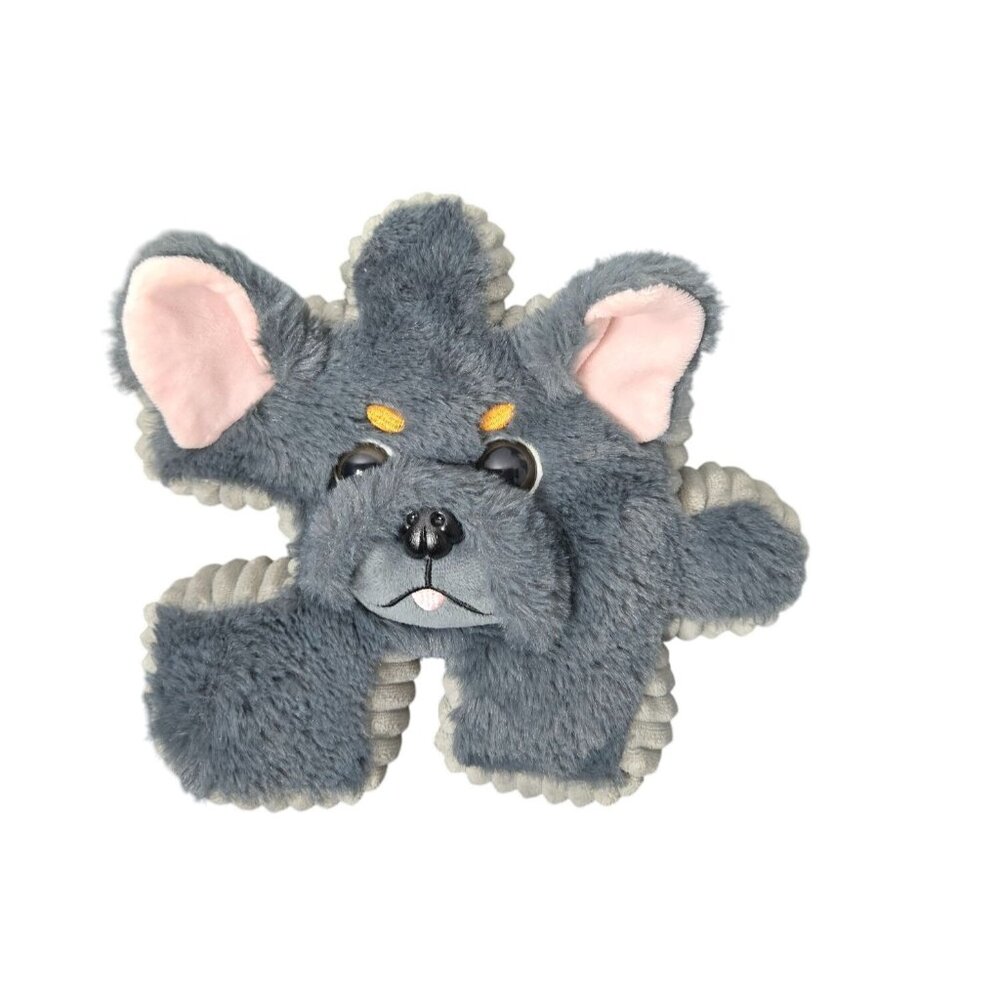 2024 Pluzzles Gray Dog Plush Stuffed Animal Puzzle Piece Yoonique‎